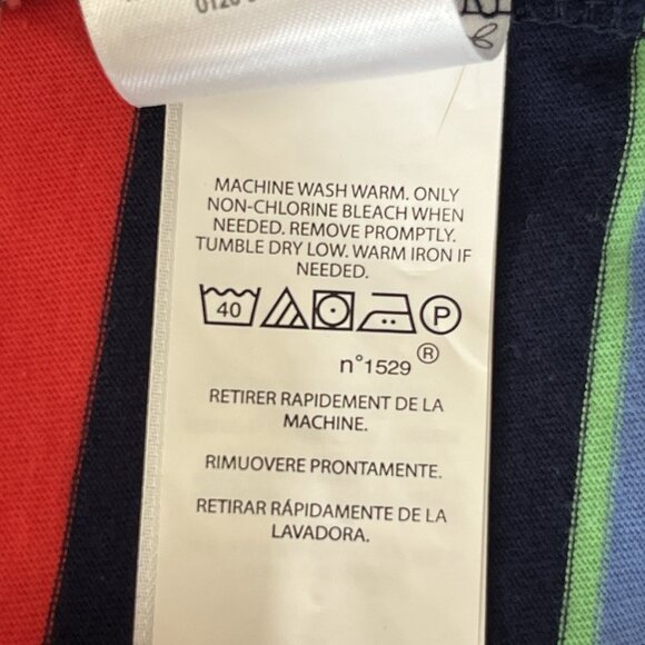 Polo Ralph Lauren Striped T Shirt Mens XXL Classic Fit Short Sleeve Pony Rainbow - Picture 9 of 13